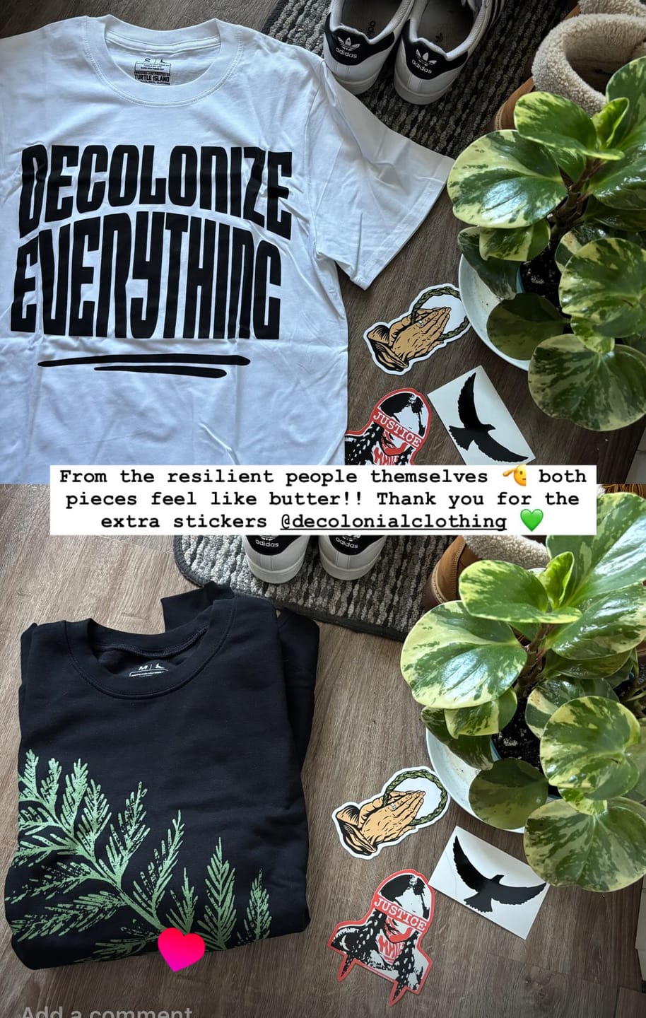 Customer photo review of Cedar Crewneck