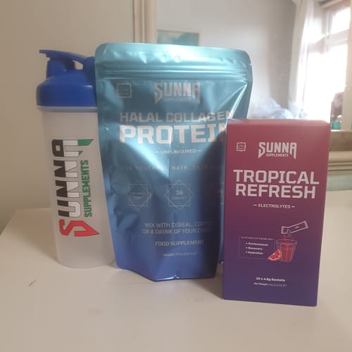 Customer photo review of Halal Collagen Protein