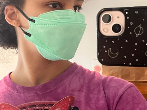 Customer photo review of KN95 Respirator Face Mask - Mint