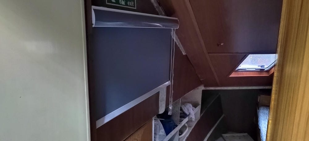 Customer photo review of Blackwell Classic Blackout Roller Blinds