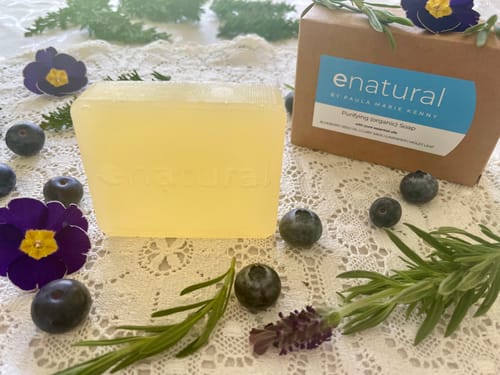 Customer photo review of Organic Melt & Pour Crystal Soap Base (Clear)