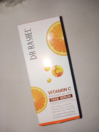 Customer photo review of Dr.Rashel Vitamin C Brightening & Anti Aging Face Serum - 50ml
