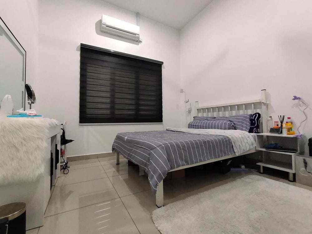 Customer photo review of Tisa Signature Light Filtering Zebra Blinds