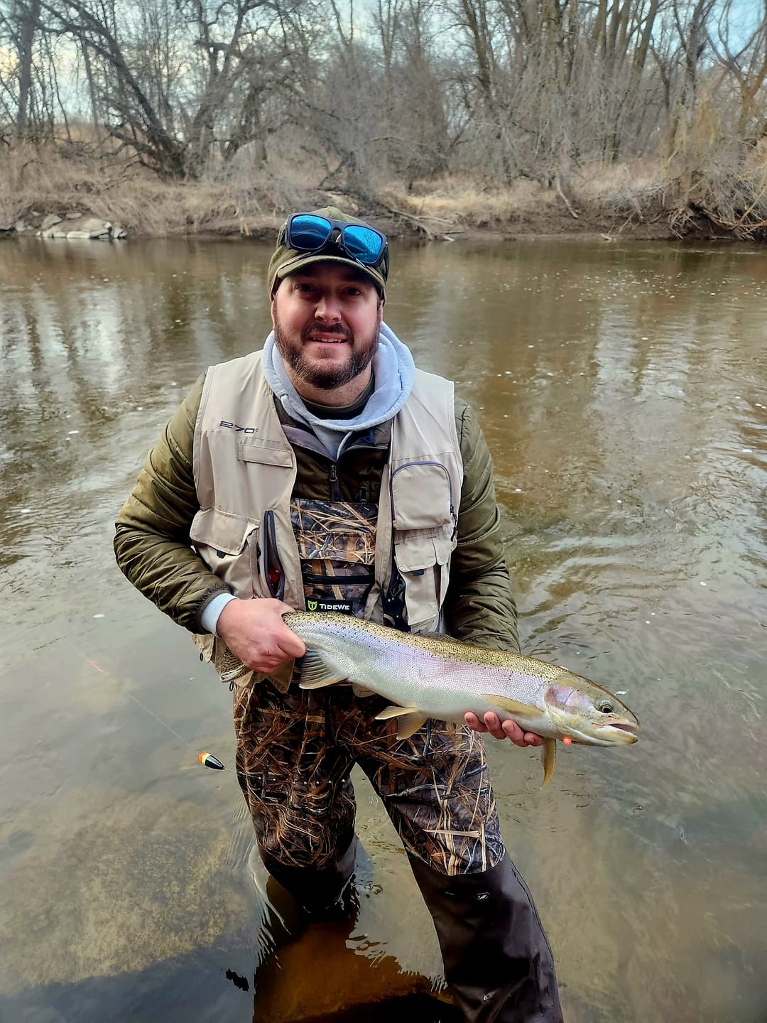 Customer photo review of AquaWade Duck Waterfowl Hunting Breathable Chest Waders