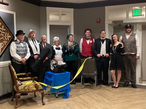 Customer photo review of Midnight on the Orient Express - An Agatha Christie themed murder mystery