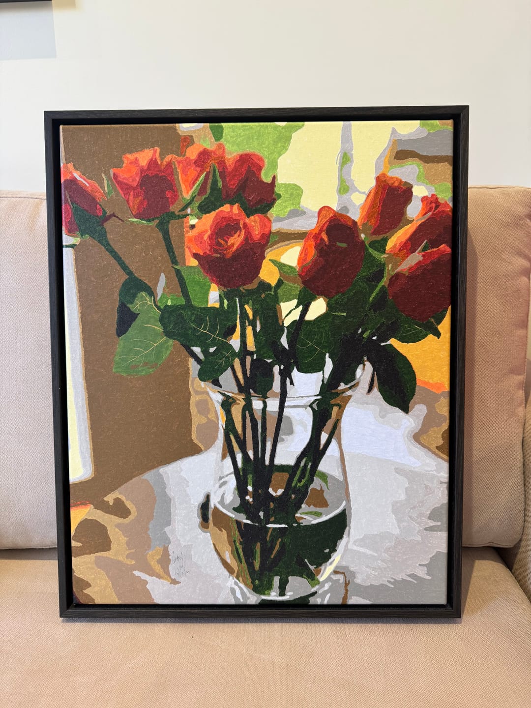 Customer photo review of Extra Paint Kit to Elevate Paint by Numbers Experience