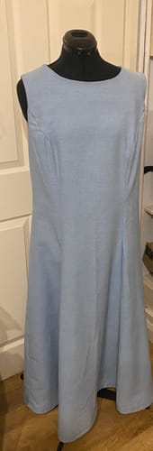 Customer photo review of Lightweight 4oz Washed Denim Fabric