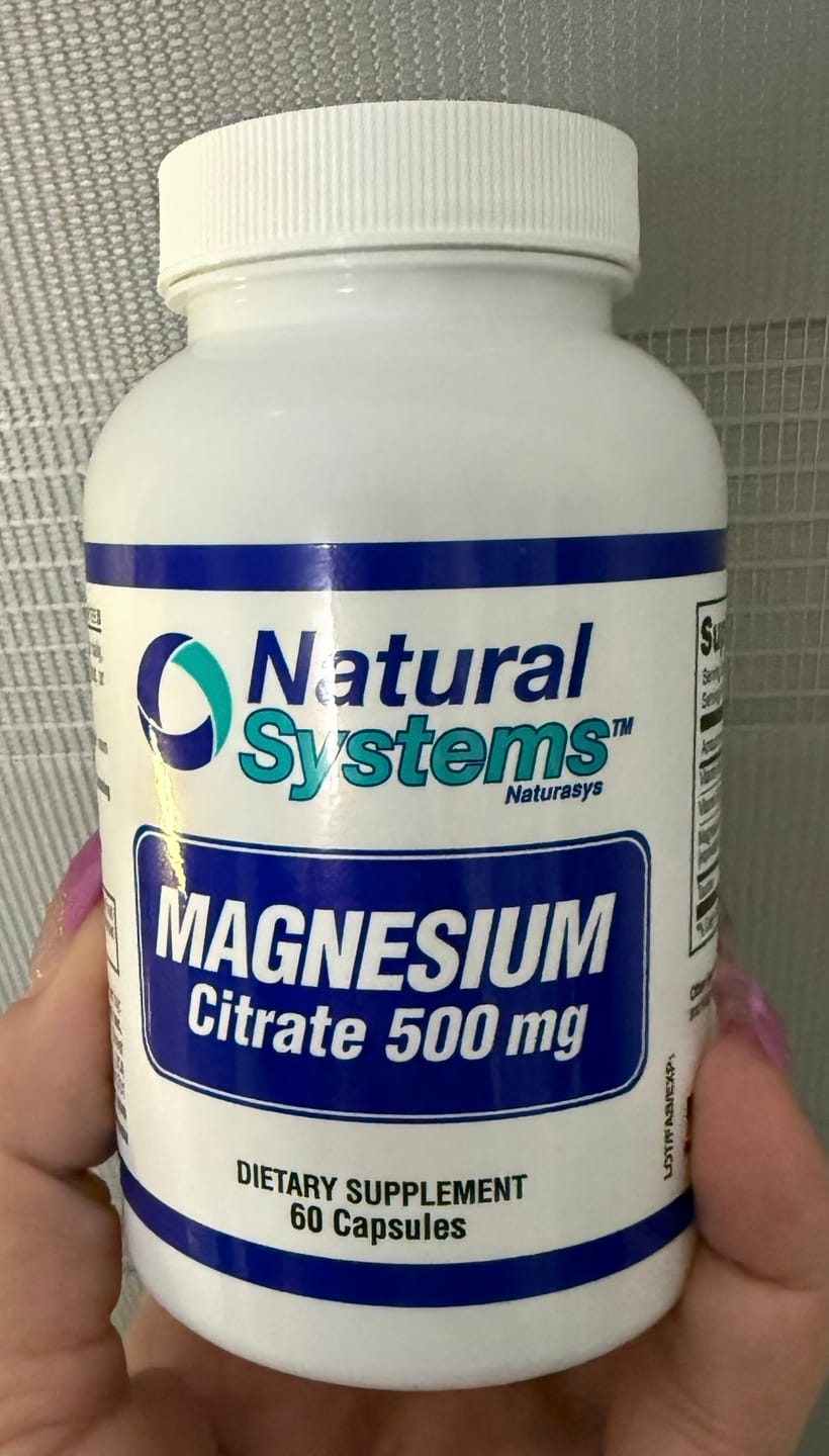 Customer photo review of Complejo de Citrato de Magnesio - 500 mg
