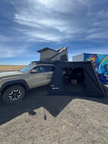Customer photo review of OPENROAD  270 Free Standing Awning for Camping