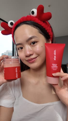 Customer photo review of Peachy Clean Cleanser