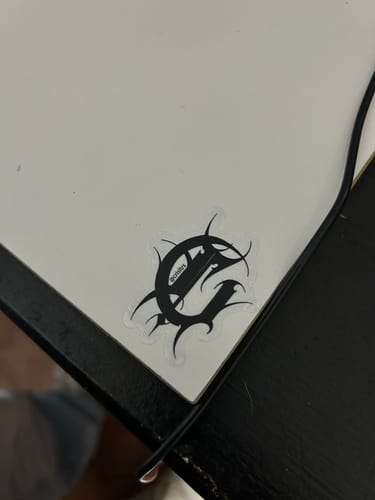 Customer photo review of Sticker Vinile Trasparenti