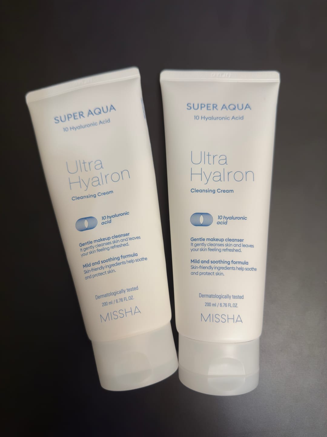 Customer photo review of Krēmveida putas ādas attīrīšanai ar hialuronskābi Missha Super Aqua Ultra Hyalron Cleansing Cream