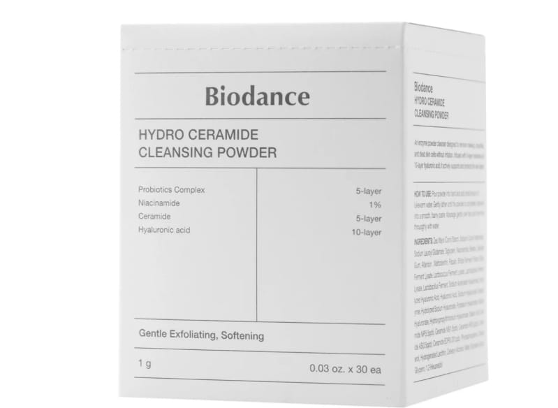 Customer photo review of Enzīmu pūderis Biodance Hydro Ceramide Cleansing Powder