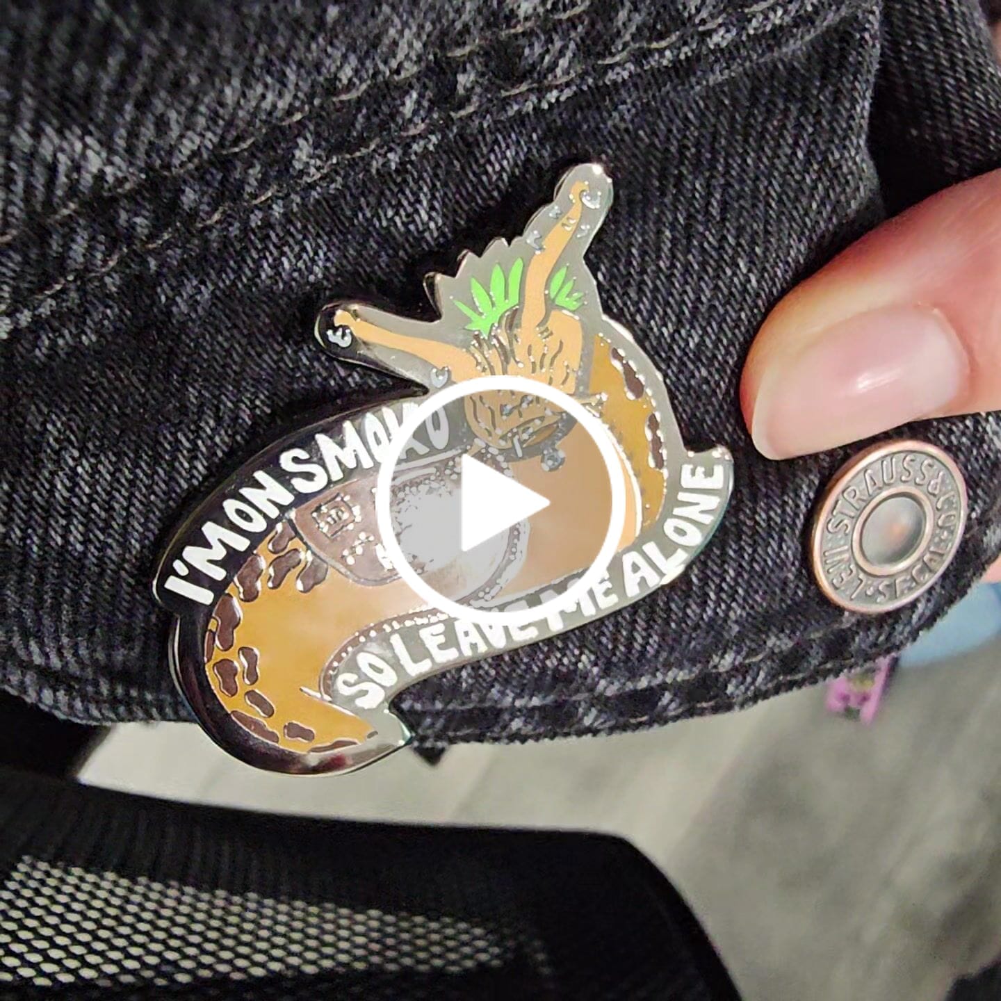 Customer video review of Custom Enamel Pins