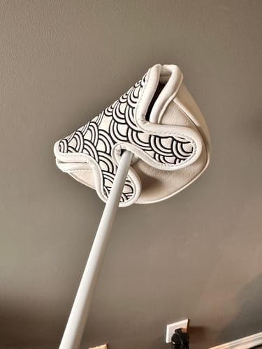 Customer photo review of Japanese Wave Mallet Golf Putter Headcovers - White