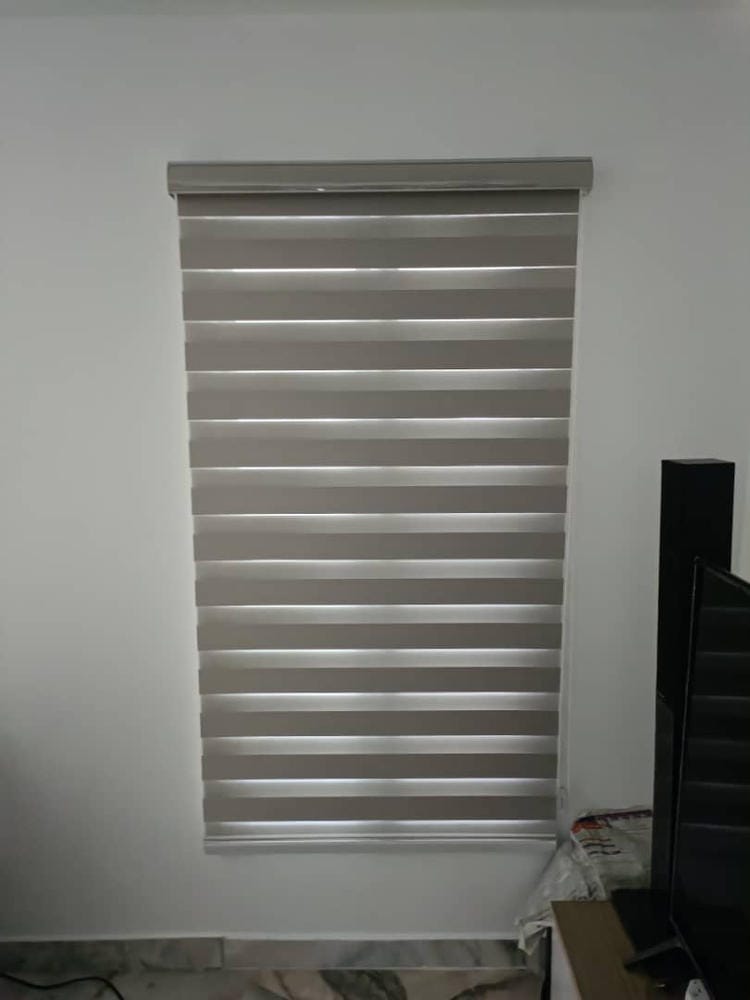Customer photo review of Bira Luxury Designer Blackout Zebra Blinds