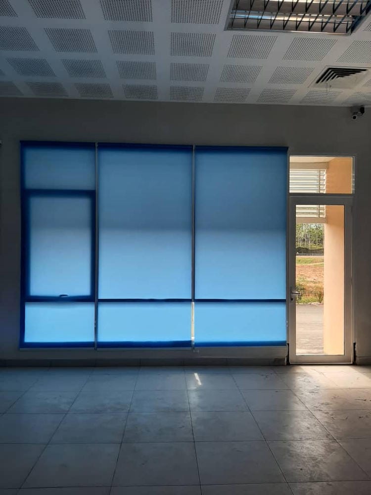 Customer photo review of Classic Light Filtering Roller Blinds