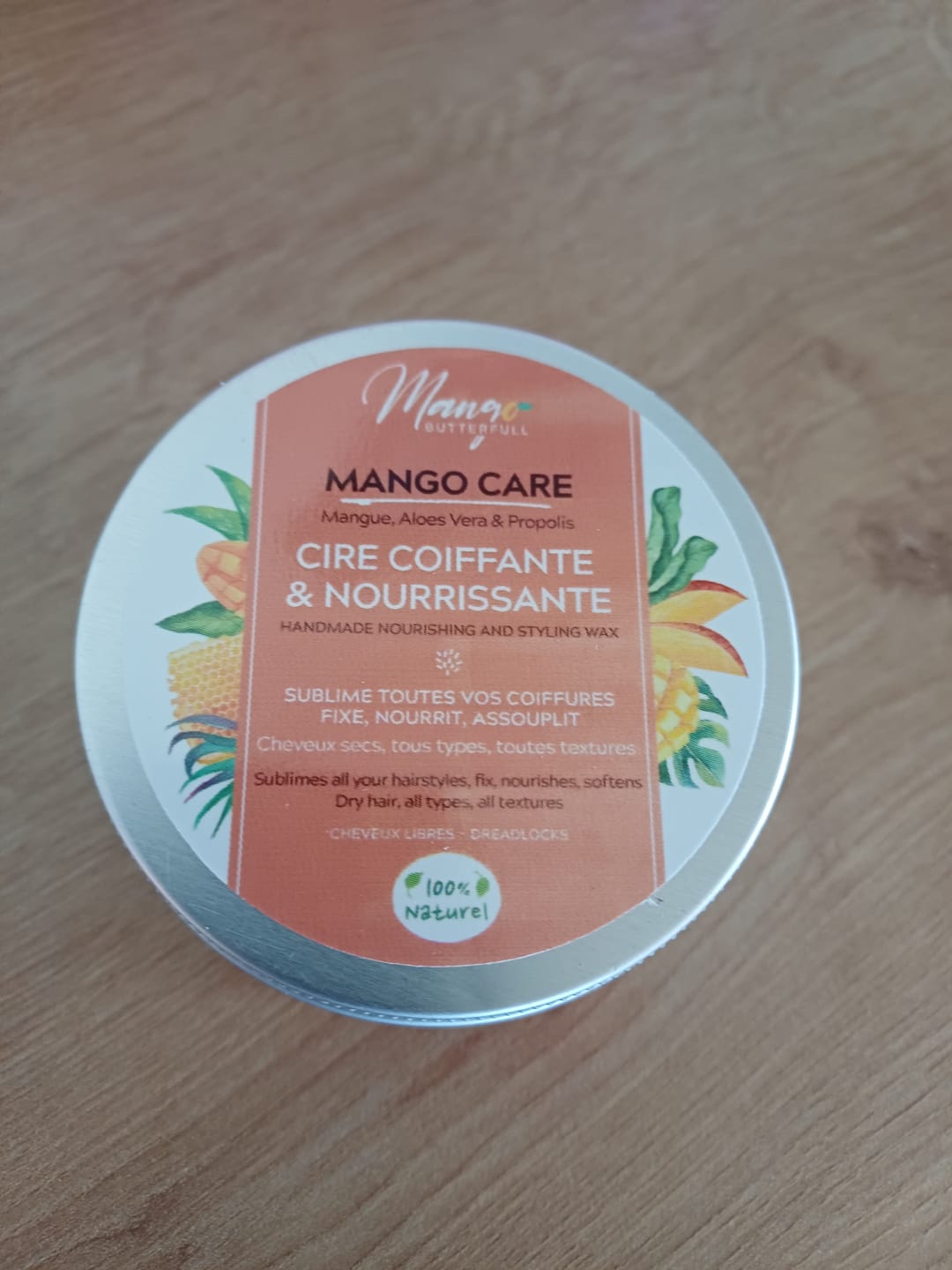 Customer photo review of Cire coiffante et nourrissante