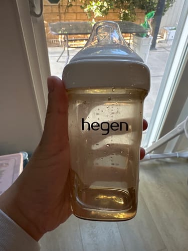 Customer photo review of Hegen Nipple Fast Flow, 2-Pack (6 months and beyond)