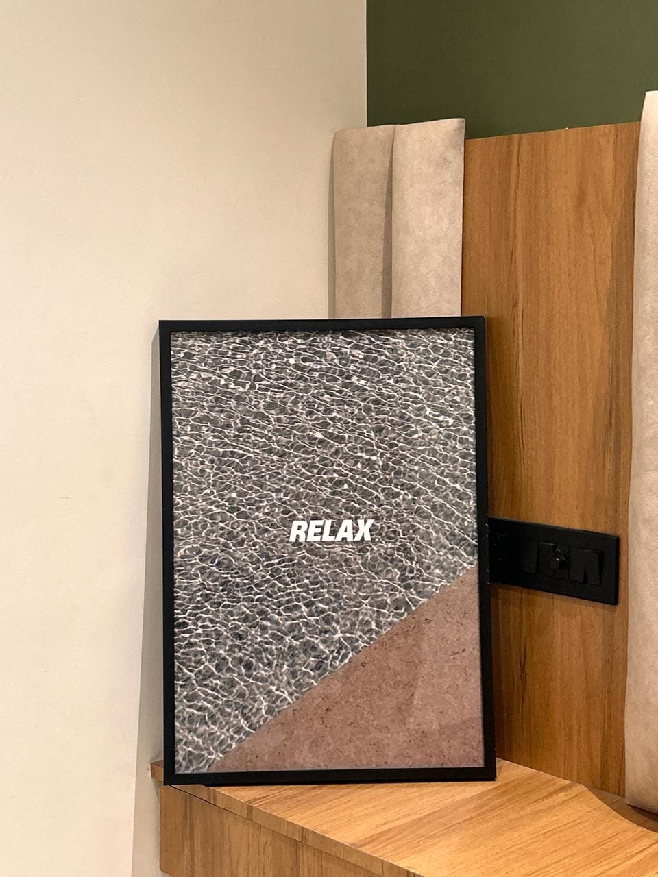 Customer photo review of Relax Poster