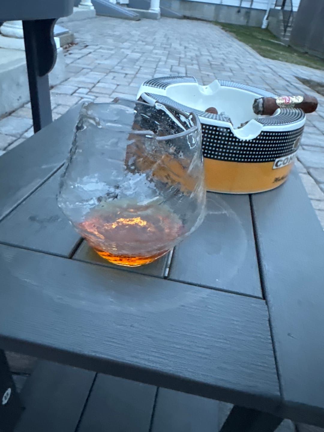 Customer photo review of Suisei - Handmade Japanese EDO Whiskey Glass