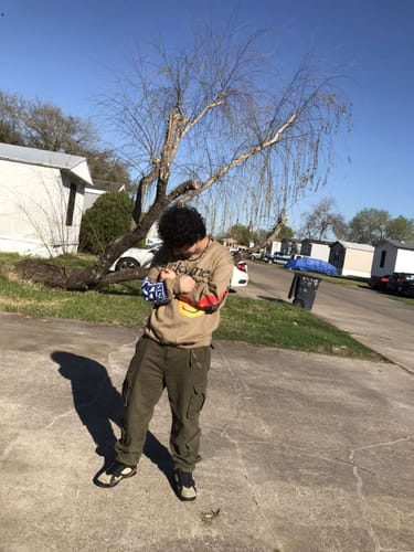 Customer photo review of "Lucky Me I See Ghosts" Sweatshirt