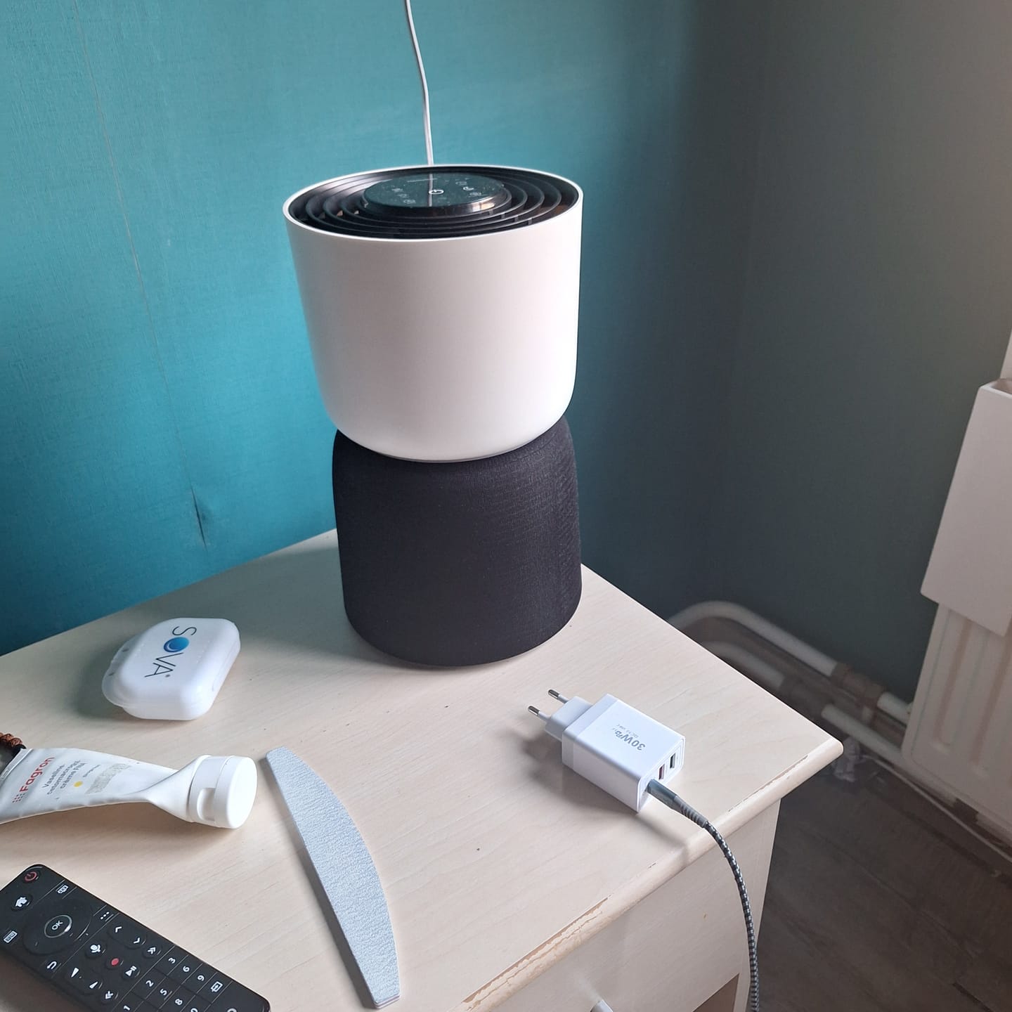 Customer photo review of Luchtreiniger voor mensen met allergieën / H13 HEPA-filter tegen stof, schimmel, pollen, stof en geurtjes / Luchtzuiveraar / Met luchtkwaliteitsindicatielamp