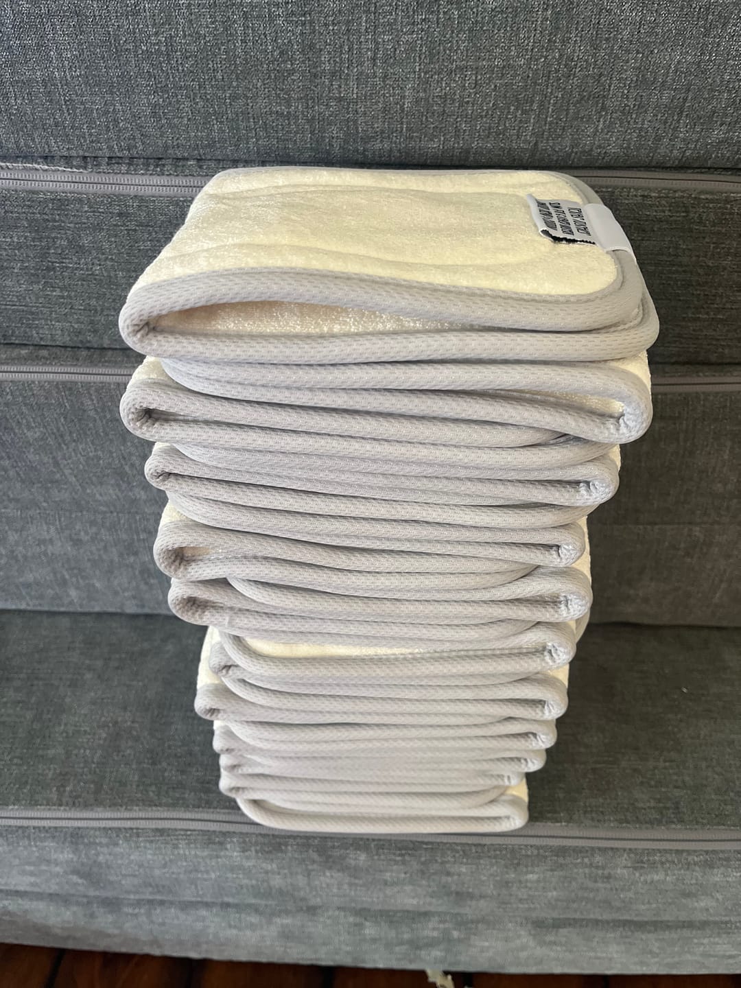 Customer photo review of Slim Fit - 6 layer Natural Fiber Cloth Diaper Inserts