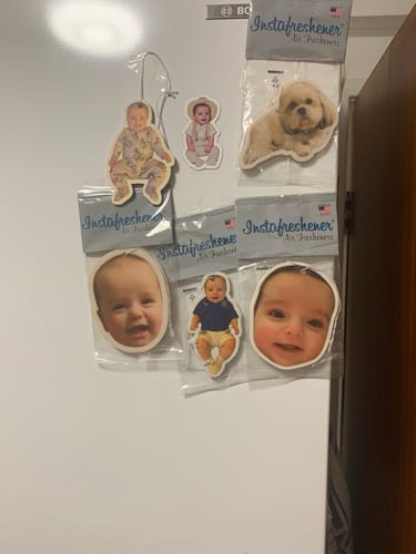 Customer photo review of Custom Cut Magnets