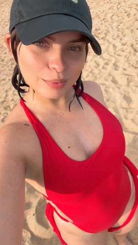 Customer photo review of Coco One Piece Swimsuit - Red