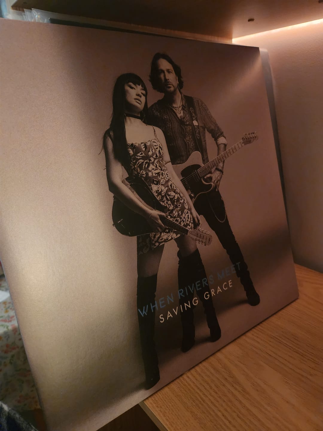 Customer photo review of SAVING GRACE ~ SILVER SPLATTER VINYL 50% OFF