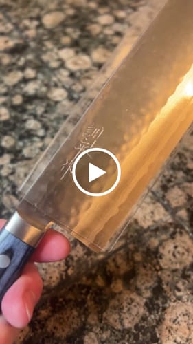 Customer video review of Masutani Kokuryu Nakiri 170 mm
