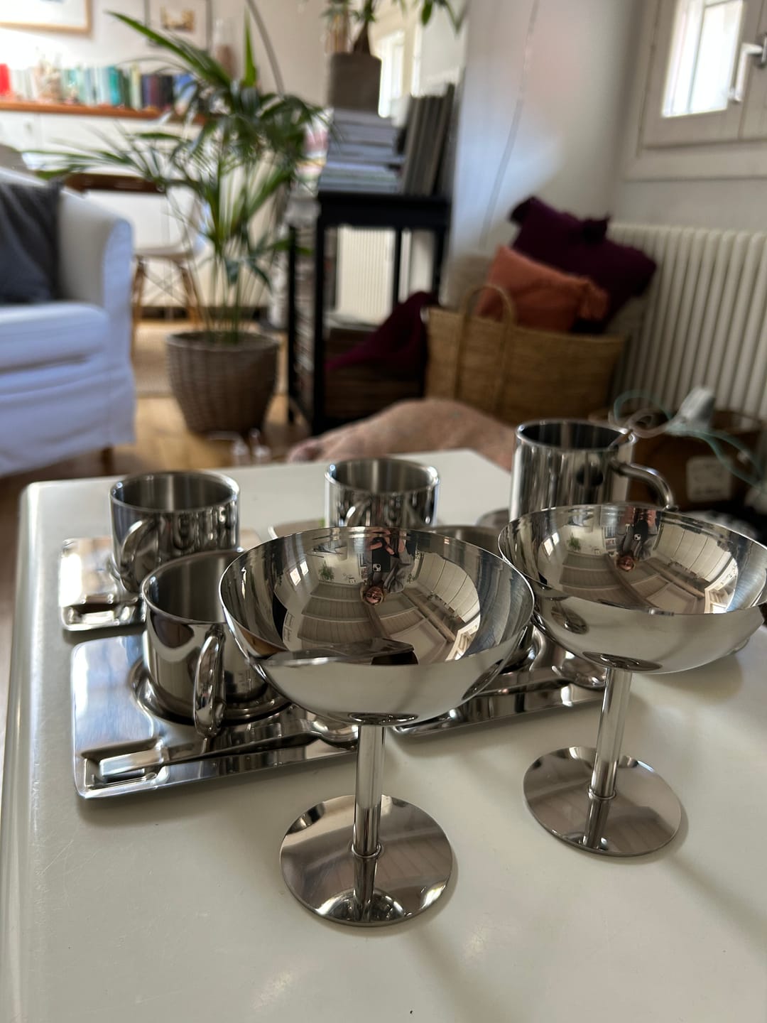 Customer photo review of Minimalism Stainless Steel Ice Cream Cup