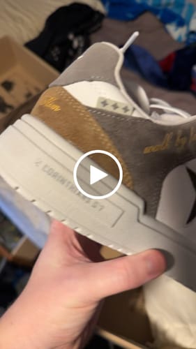 Customer video review of 2 Corinthians 5:7 Premium Sneakers