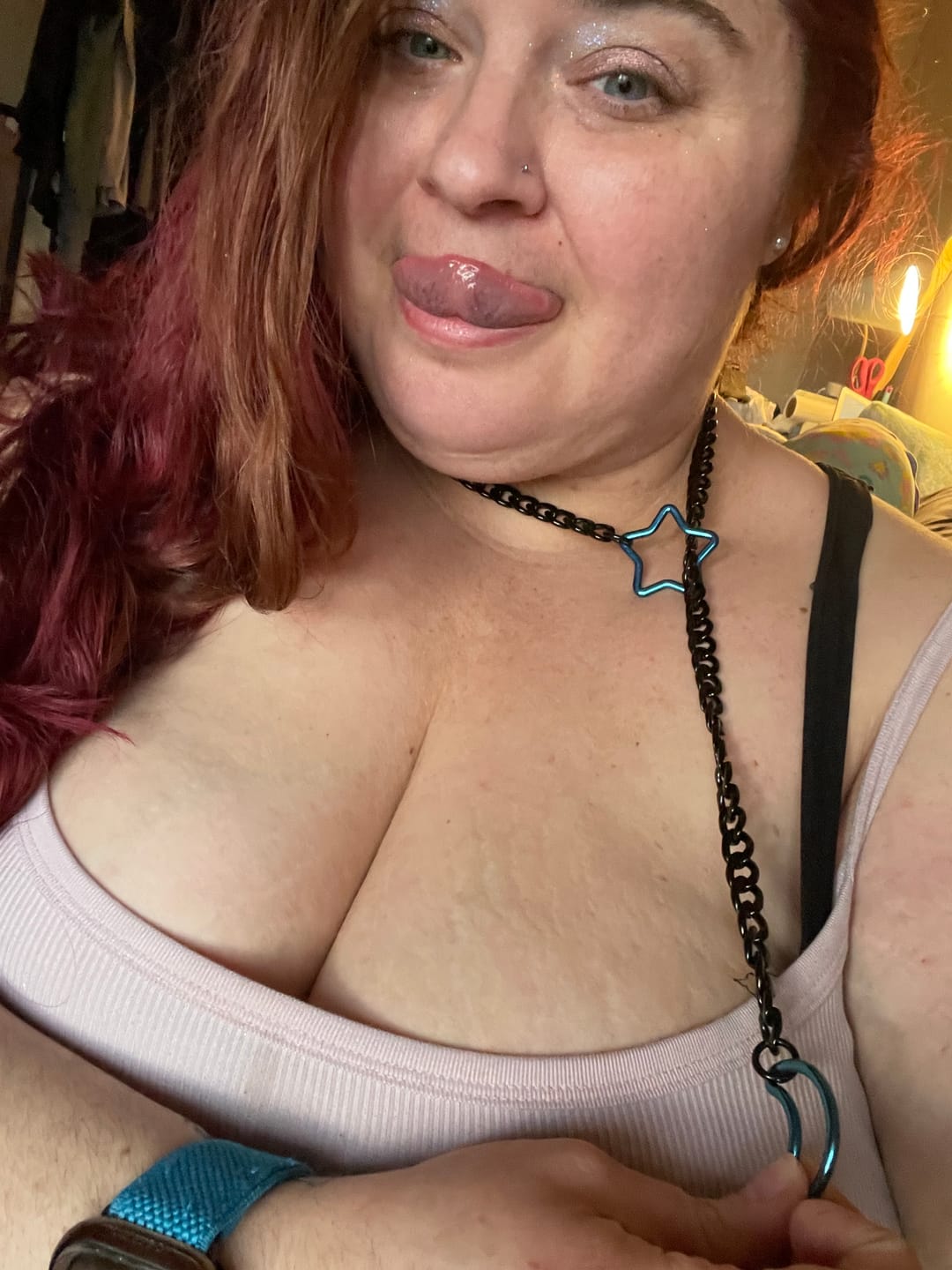 Customer photo review of Luxe Chain (Special Star&Moon with black chain Necklace)
