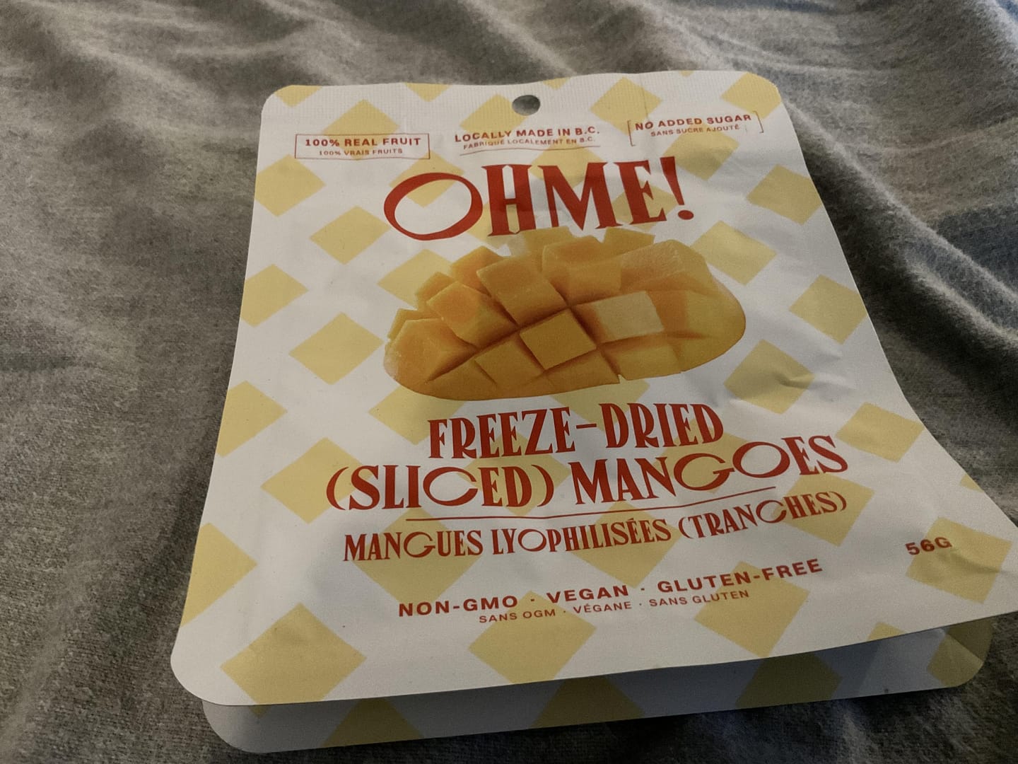 Customer photo review of Freeze Dried Mangoes (Sliced)
