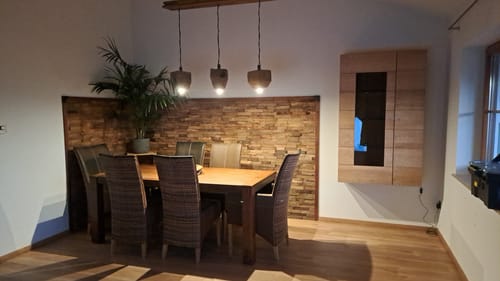 Customer photo review of Treibholz Pendelleuchte LUMEN 120cm