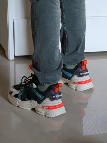 Customer photo review of Phantom A-500 Jungle Ember Chunky Trail Sneaker