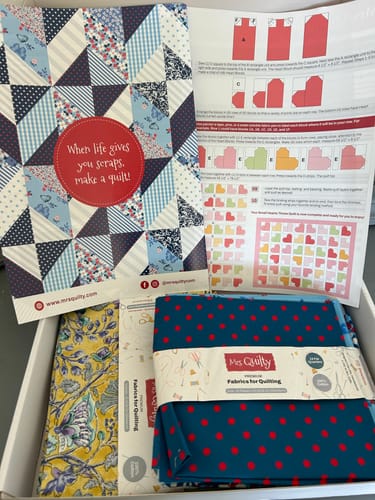 Customer photo review of Mrs Quilty Subscription Box