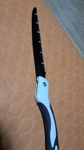 Customer photo review of Klappbare Outdoor-Säge für Camping & Garten