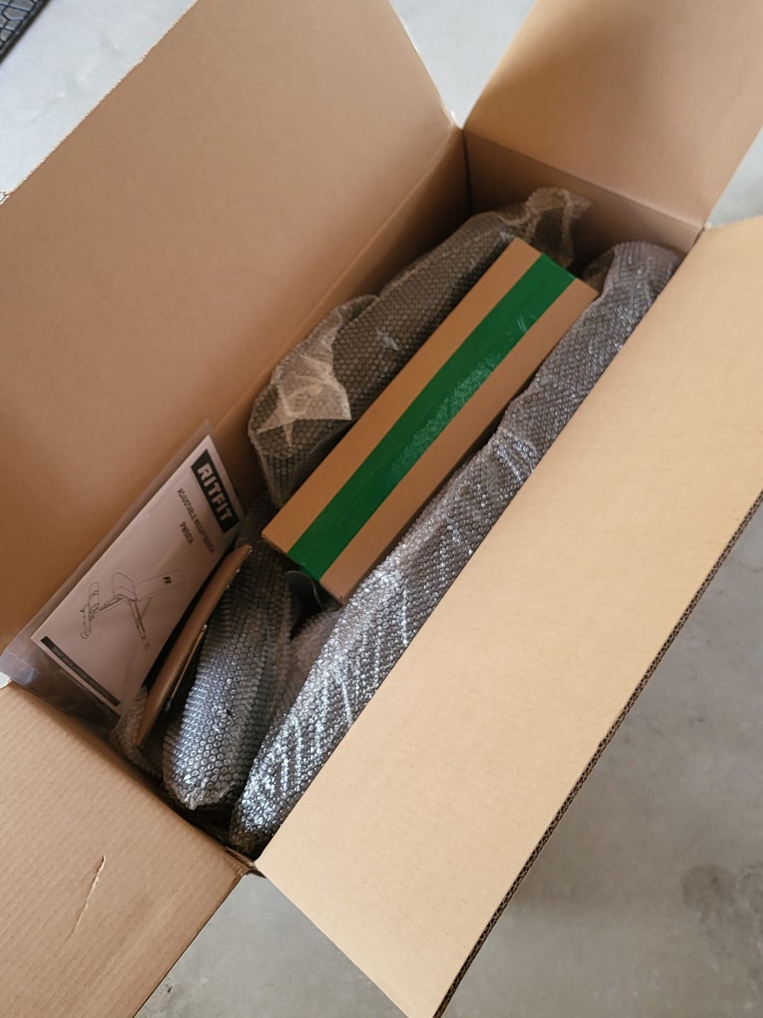 Customer photo review of RitFit PWB01 Adjustable Foldable Weight Bench