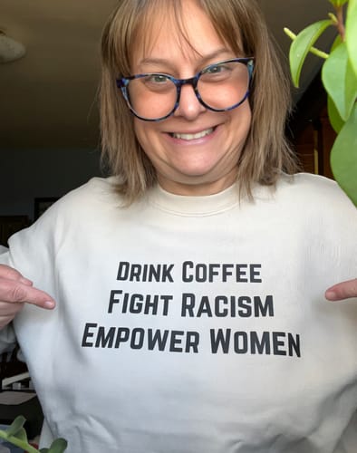 Customer photo review of I Will Figure It Out Unisex Sweatshirt