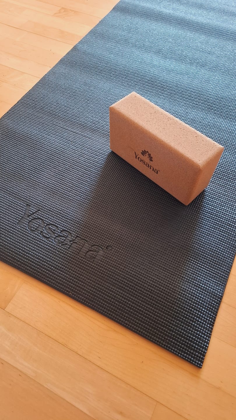 Customer photo review of Yogamatte Basic inkl. Tragetasche - Schwarz