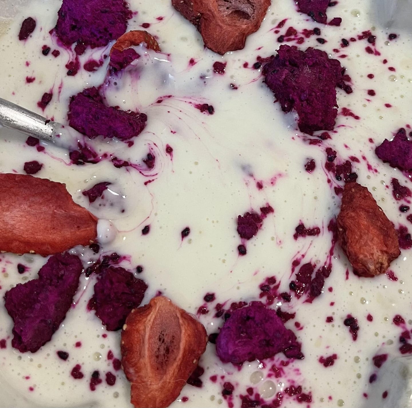 Customer photo review of Freeze Dried Dragon Fruits (Chunk)