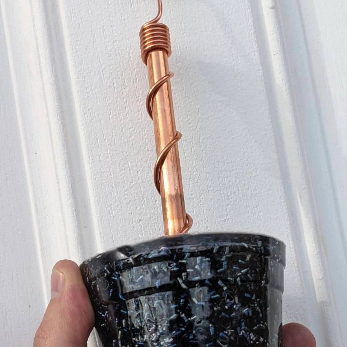 Customer photo review of One Thread - Electro Culture Copper Antenna