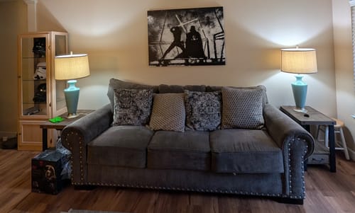 Customer photo review of You Are Not A Jedi Yet - Black & White