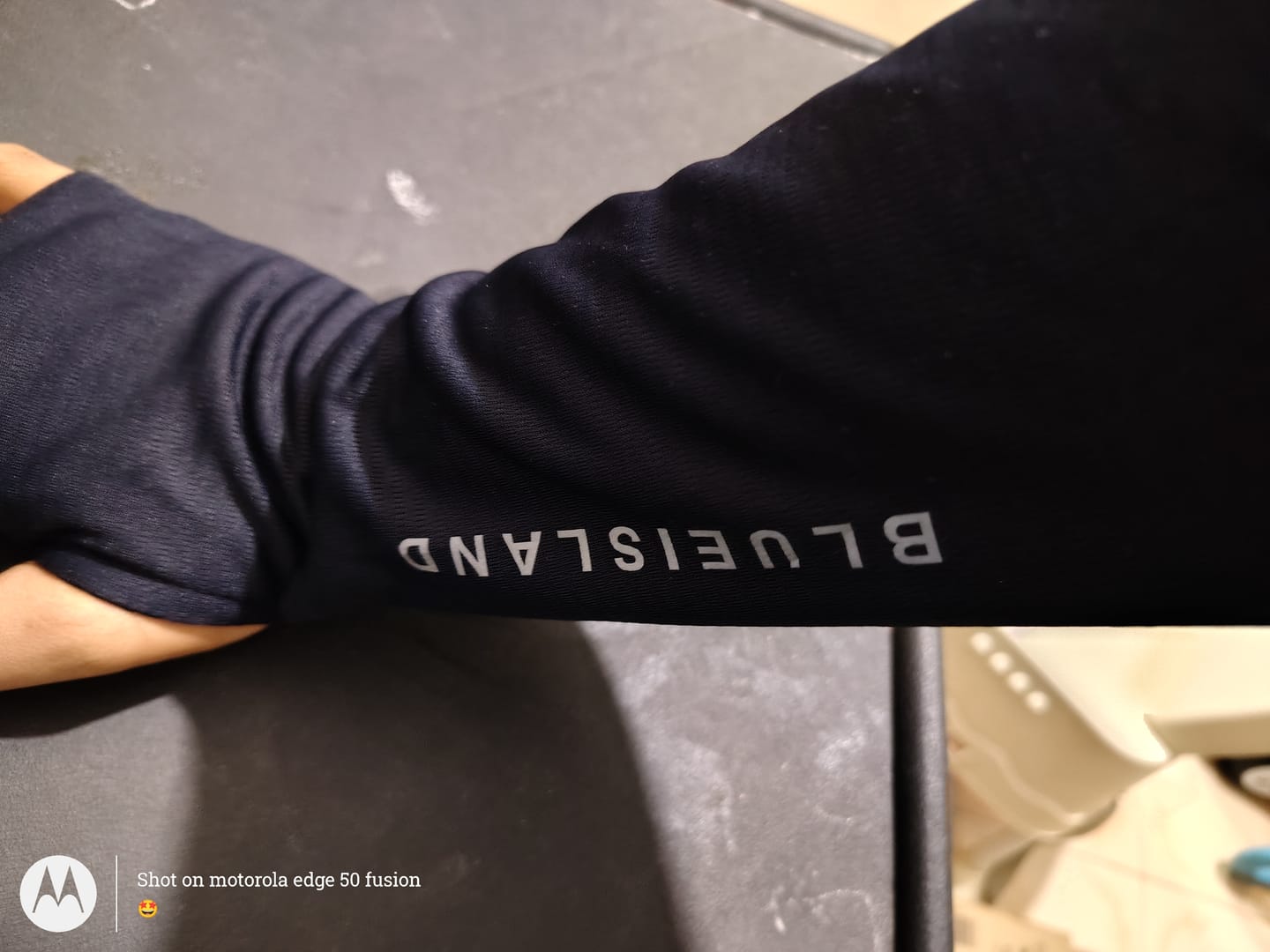 Customer photo review of Navy Blue - Sunblock Jacket