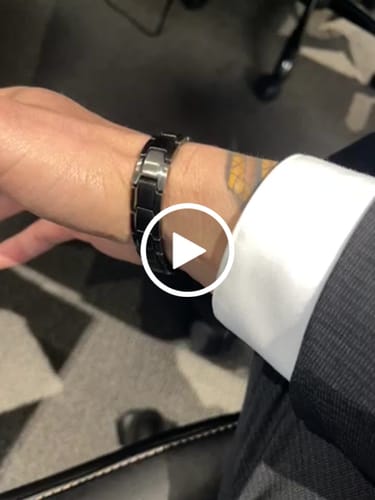 Customer video review of Special Offer! Body Armor Titanium Magnetic Bracelet: Helps Pair Veterans With A Service Dog Or Shelter Dog