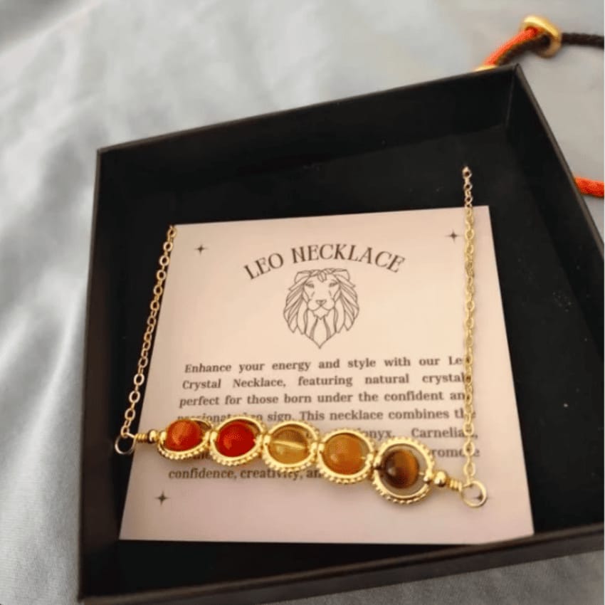Customer photo review of Leo Necklace