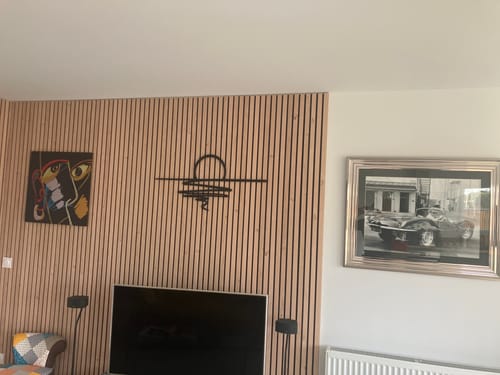 Customer photo review of Décoration murale en métal - Coucher du soleil